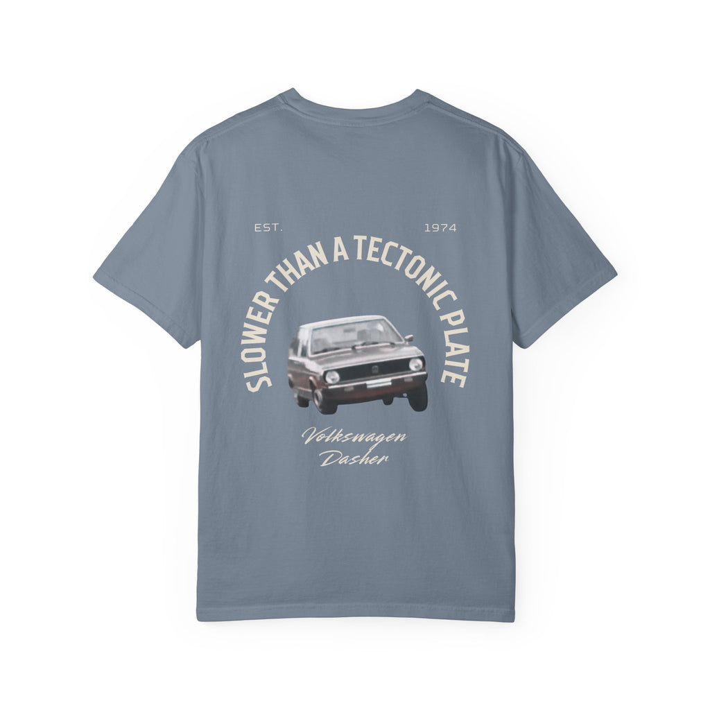 'Slower Than a Tectonic Plate' VW Dasher T-Shirt