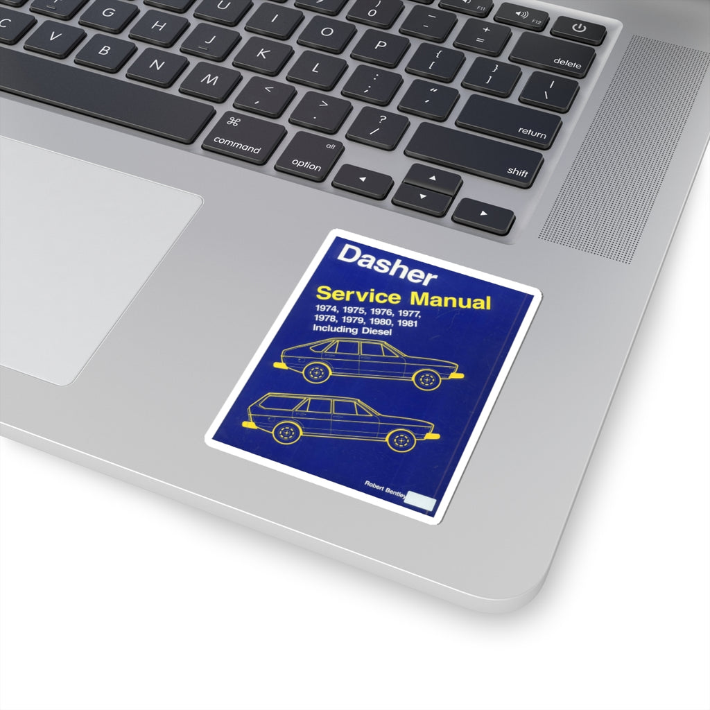 VW Dasher Bentley Service Manual Kiss-Cut Sticker